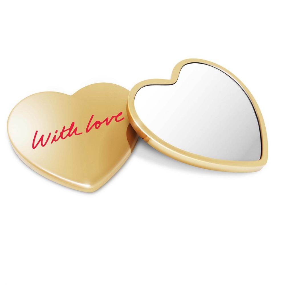 Jimmy Choo Gold Heart Compact Mirror